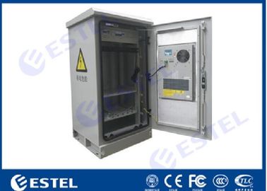 Sistema de refrigeração exterior de aço galvanizado dos fãs do condicionador de ar do armário IP55 das telecomunicações