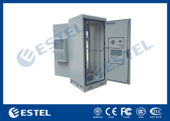 Refrigerar dobro do condicionamento de ar do armário exterior de aço inoxidável das telecomunicações de IP65 37U