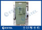 IP55 galvanizou o armário de poder exterior verde de aço/cerco exterior das telecomunicações com sistema de refrigeração