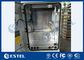 Sistema de refrigeração exterior integrado de aço galvanizado do permutador de calor do armário 120W/K das telecomunicações