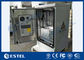 Sistema de refrigeração exterior integrado de aço galvanizado do permutador de calor do armário 120W/K das telecomunicações
