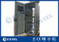 Armário exterior dobro de quatro telecomunicações da parede IP55 dos ventiladores de refrigeração