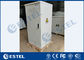 IP55 19&quot; armários exteriores de uma comunicação da isolação térmica da cremalheira