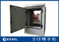 armário solar exterior de 1.5mm 15U IP55 para o equipamento de 19 polegadas