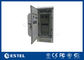 Armário exterior refrigerando duplo 33U IP55 das telecomunicações do permutador de calor