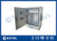Do condicionador de ar exterior do cerco das telecomunicações do controle de temperatura 16U armário refrigerando de uma comunicação
