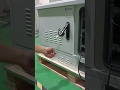 Armário exterior à prova de intempéries de dois compartimentos para equipamentos de telecomunicações com alto desempenho anticorrosivo