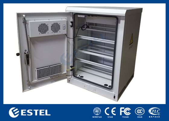 Armários em pé com ventilador para ventilação, Armário de bateria de telecomunicações OEM ODM