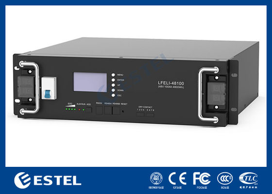 48V100Ah 48100 Bateria de Fósforo de Ferro de Lítio para Sistema de Energia de Telecomunicações
