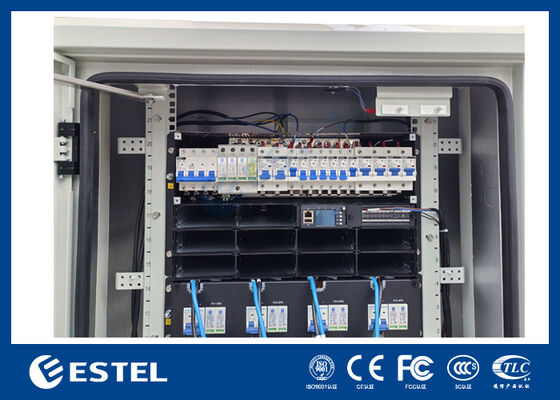 Painel de alimentação de telecomunicações com sistema de alimentação de rectificador de 300-500A