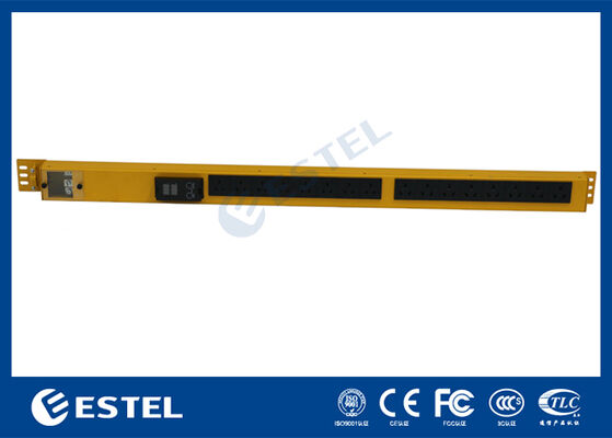 Unidade de Distribuição de Energia Inteligente Montada em Rack, Fornecendo Gerenciamento de Energia com Medidor de Tensão e Corrente Integrado para Monitoramento Preciso