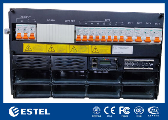 Sistema de Alimentação Retificadora DC48V 6U Telecom com Controle Remoto Integrado