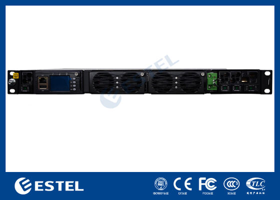 Retificador de Energia para Telecomunicações 1U 8kW com Gerenciamento SNMP e Compatível com Módulos de 3000W e 4000W