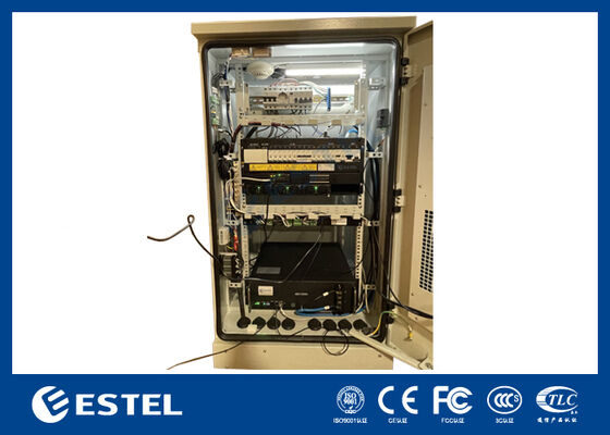 Gabinete de Retificador de Telecomunicações Externo 24U com Distribuição de Energia DC de 18kw