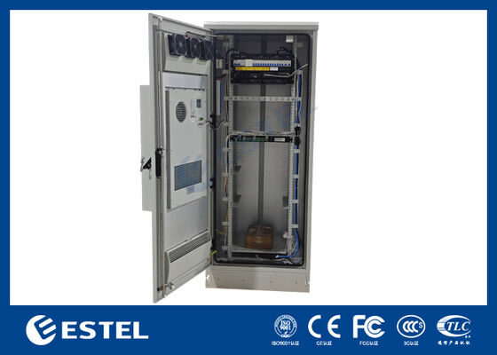 40U Outdoor Telecommunication Intelligent Power Cabinet with Air Conditioner Cooling