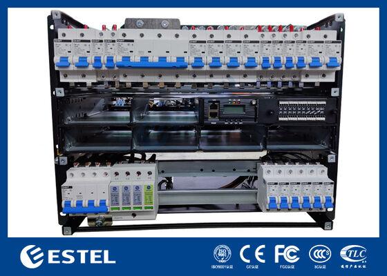Sistema de Distribuição de Energia DC Compacto para Redes de Telecomunicações e Infraestrutura de Comunicação com Proteção MCB Integrada, SPD e Monitoramento Inteligente