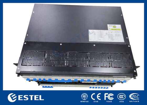 Sistema de alimentação de corrente contínua modular integrado com distribuição de corrente contínua ou de corrente contínua de saída de 48 V Design de camadas múltiplas para aplicações de telecomunicações e energia