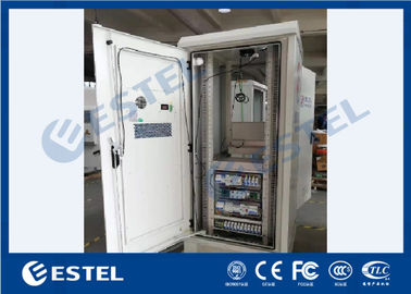 Armário exterior durável das telecomunicações com refrigerar de Front Rear Access Air Conditioner
