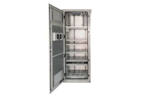 Gabinete de parede dupla 32U externo de rack de 19 polegadas para telecomunicações ao ar livre com uma porta frontal