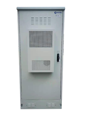 Armário para equipamento externo montado no chão parede única 20U à prova d'água rack de 19 polegadas