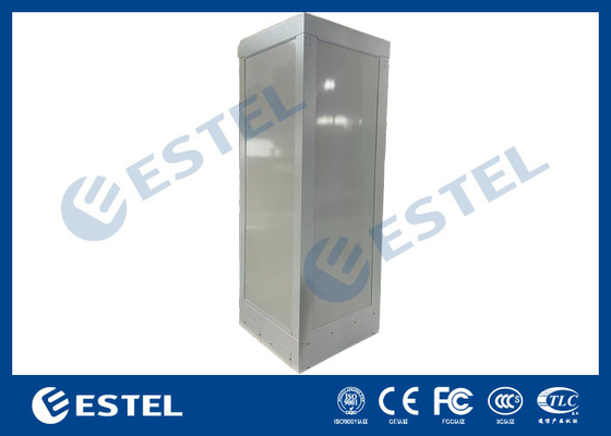 35U IP55 Armário de equipamentos externos anti-corrosivo com porta dianteira e traseira