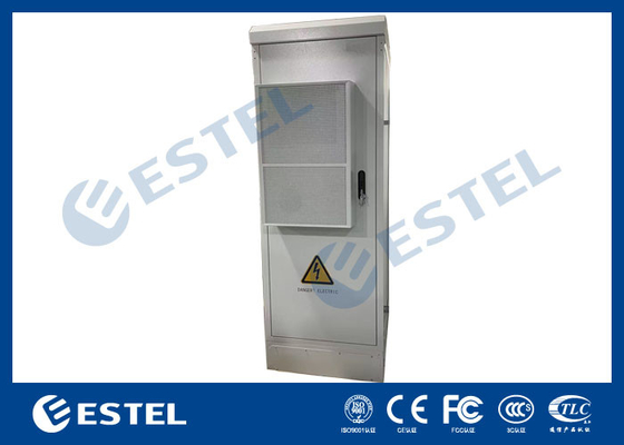 35U IP55 Armário de equipamentos externos anti-corrosivo com porta dianteira e traseira