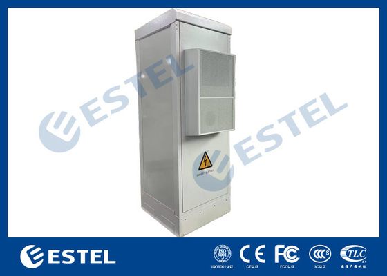 35U IP55 Armário de equipamentos externos anti-corrosivo com porta dianteira e traseira