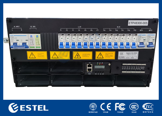 300A Sistema de alimentação de sub-rack com distribuição de energia e função de monitoramento de bateria