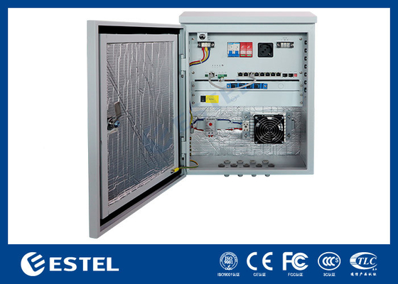 Caixa de ligação de rede de pequeno porte com aquecedor, montada em poste Modelo ERU0101