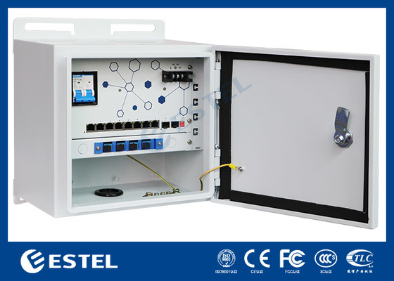 Caixa de comutação PEO exterior Modelo EB2082SGGPE-120 Caixa de comutação Ethernet à prova d'água