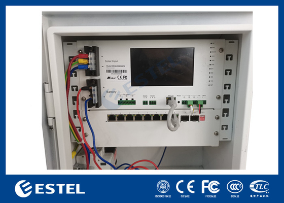 Caixa de monitoramento inteligente de energia solar de 3 canais de corrente contínua com controlador MPPT