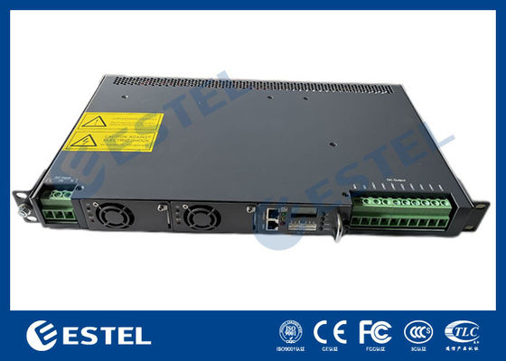 1U Rack Mount Telecom DC Power System com distribuição integrada e controlador inteligente