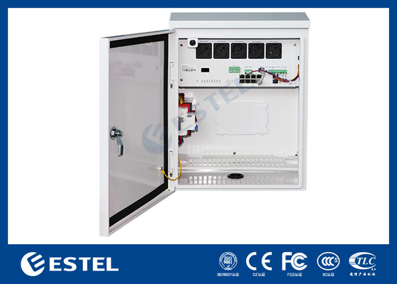Caixa de vigilância inteligente de porta de metal com entrada de energia AC220V de 1 canal e saída de 5 canais