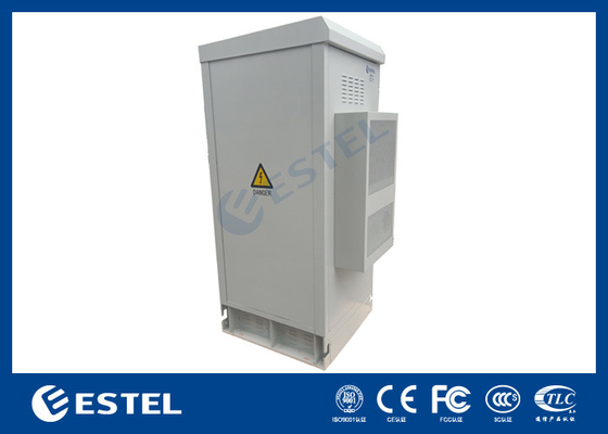 32U IP55 Armário de alimentação integrado exterior com sistema de distribuição e monitoramento de energia