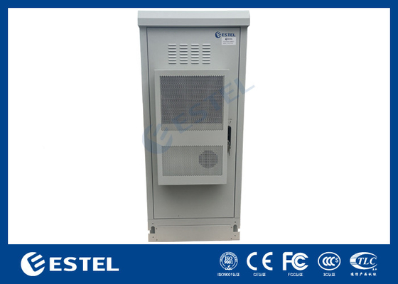 32U IP55 Armário de alimentação integrado exterior com sistema de distribuição e monitoramento de energia