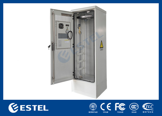 Armário de Telecomunicações Externo de 1,2 mm de parede única com AC e FSU Uma porta de entrada