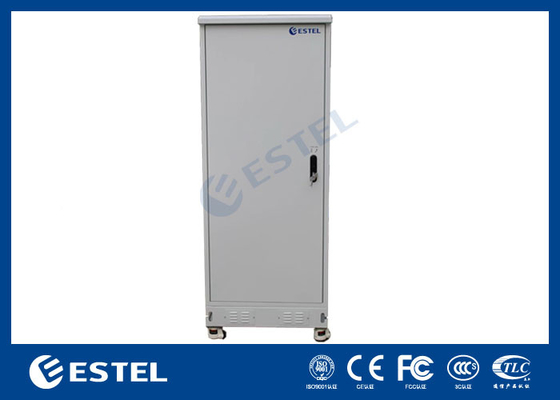Armário de dados externo padrão 38U com ar condicionado DC e rodas fácil de mover