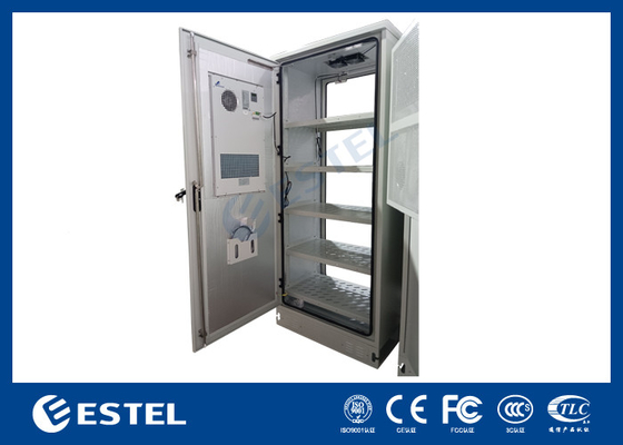 ET9070220-42U Telecom Bateria exterior gabinete com ar-condicionado e estante de armazenamento de bateria