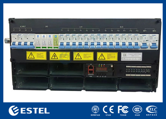Fornecedor de energia de 48V Plug-In Frame 5U Altura 19 polegadas Instalação de rack com 6 módulos de retificador