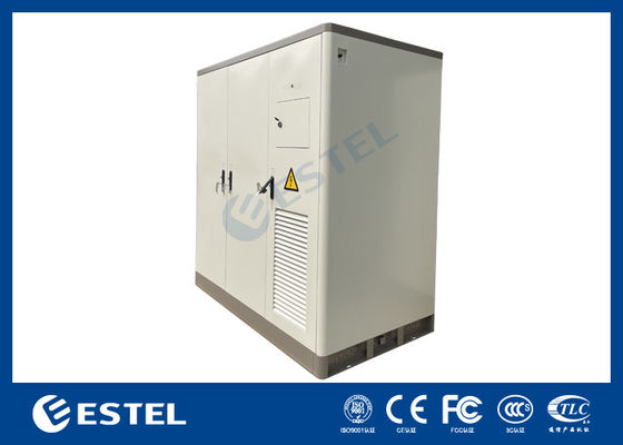 3 Bay Telecom Cabinet Sistema de arrefecimento de ar condicionado de aço galvanizado de camada dupla