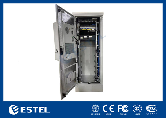 ET7575180A-33U Armário de parede dupla Montado no chão Armário de energia de telecomunicações de 48 V
