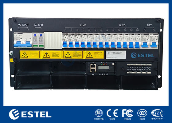 ESTEL ET48300 M5E65A O sistema de energia incorporado 5U perfeito para gabinete de telecomunicações ao ar livre com design compacto e alta densidade de energia