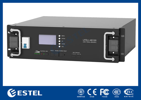 48V100Ah 48100 Bateria de Fósforo de Ferro de Lítio para Sistema de Energia de Telecomunicações