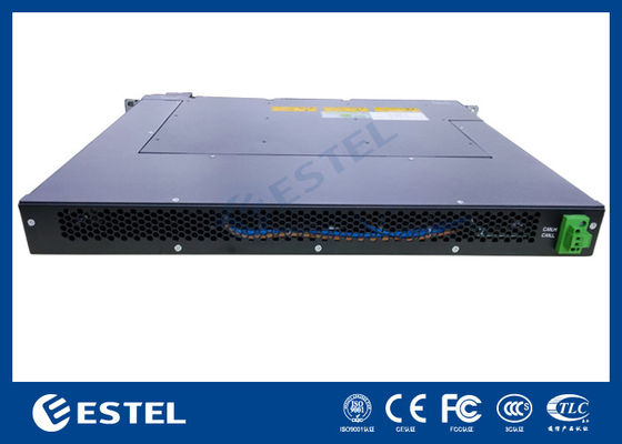 Inversor DC para AC de 48VDC para 220VAC, altura compacta 1U, para sistema de energia de telecomunicações