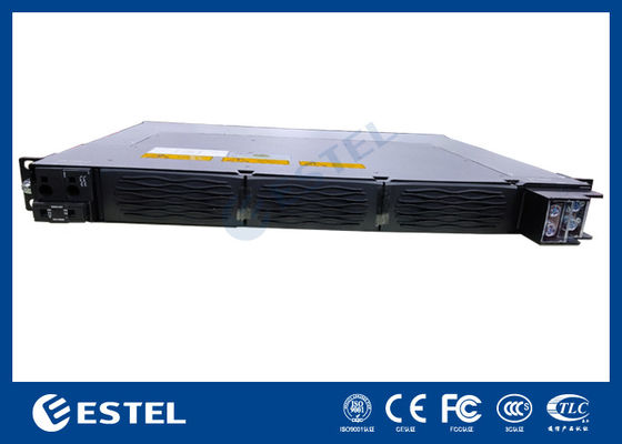 Inversor DC para AC de 48VDC para 220VAC, altura compacta 1U, para sistema de energia de telecomunicações