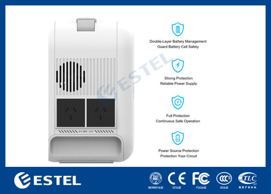 ESTEL eCandle 1KWH Estação de Energia Portátil Bateria LiFePO4 Carregamento Solar Saída 300W UPS Backup