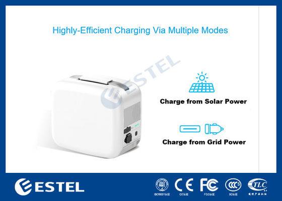 ESTEL eCandle 1KWH Estação de Energia Portátil Bateria LiFePO4 Carregamento Solar Saída 300W UPS Backup