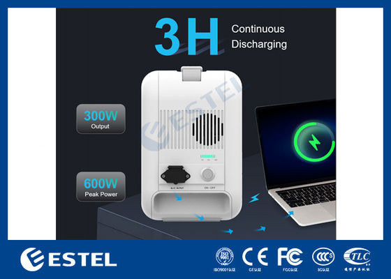 ESTEL eCandle 1KWH Estação de Energia Portátil Bateria LiFePO4 Carregamento Solar Saída 300W UPS Backup