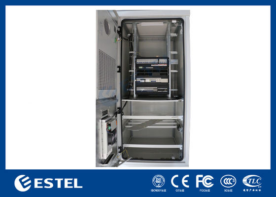 Gabinete de telecomunicações externo 22U IP65 com recursos antifurto e à prova de intempéries