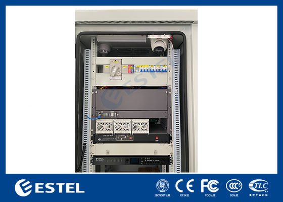 Gabinete de Telecomunicações Externo com Bateria ATS e Câmera para Sistema de Energia de Telecomunicações